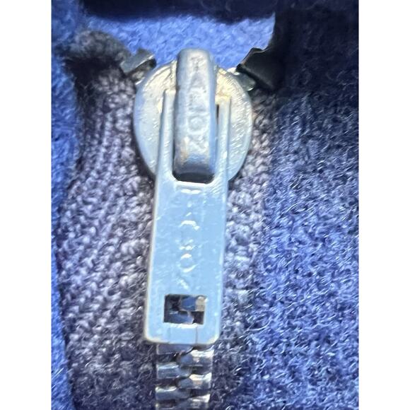 Vintage Skirt SIZE XXS Navy Blue White Wool Cheer School 1960's - Picture 4 of 4